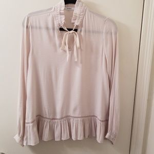 ⚘Women's RO & DE Sheer Ruffle Blouse